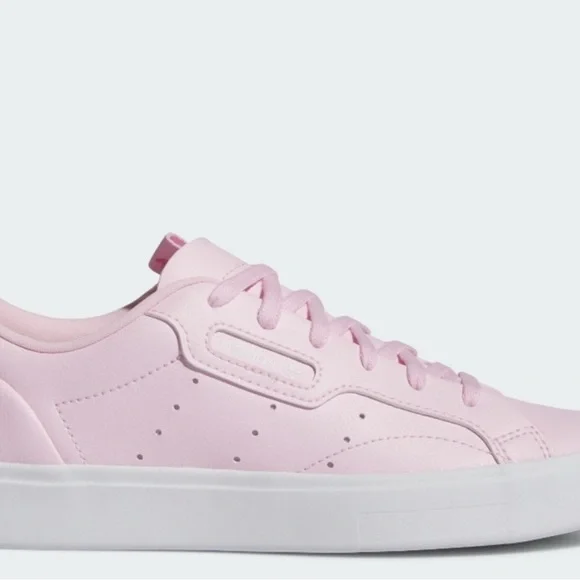 WOMEN’S ADIDAS SLEEK PINK-PINK SNEAKERS SIZE 6.5 - Picture 3 of 3